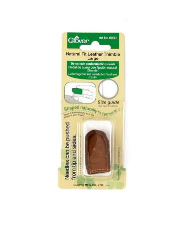 Clover Natural Fit Leather Thimble Large - Buy Online on GoSupps.com