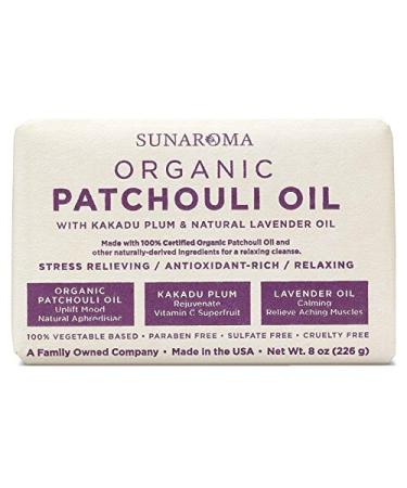 Sunaroma Soap Bar Patchouli 8 Ounce (236ml) (2 Pack)