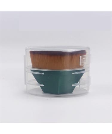 Flat Head Makeup Brush with dustproof Box with Mirror Portable Beauty Tool Box Magic Foundation Brush (Size : C)