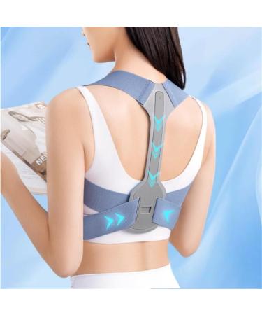 DFHBFG Straight Back Artifact Hunchback Orthotic Posture with Invisible Sitting Posture Spine Column(Size:Large) Large D