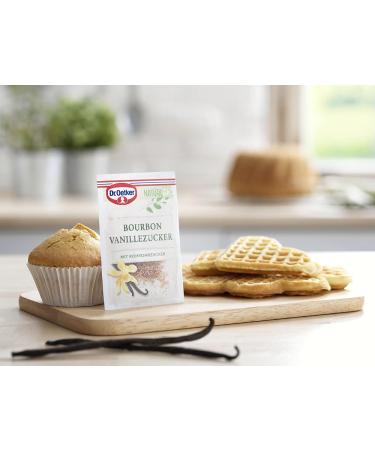 Dr. Oetker Bourbon Vanilla Sugar (3 x 8g) - Aromatic Bourbon Vanilla Extract for Delicious Desserts - Buy Online on GoSupps.com