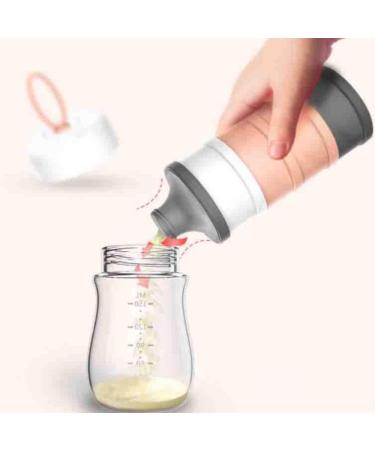 Kaptin Non-Spill Portable Baby Milk Powder Dispenser - BPA Free Snack Container (Pink) | 4 Feeds - Buy Online on GoSupps.com