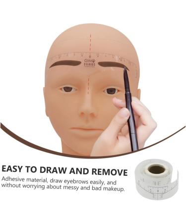 Balacoo 1 Roll Disposable Ruler Makeup Stickers Brow Ruler Sticker Makeup Supplies Woman Guide Ruler - Buy Online on GoSupps.com