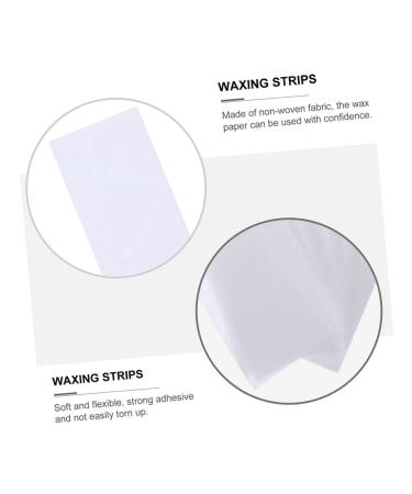 Hapinary 400 Wax Paper Face & Body Strips | Fleece Hair Removal Waxing Strips for Eyebrows & Body - Buy Online on GoSupps.com