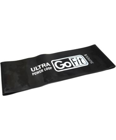 Buy GoFit GF-SUPL-SX Single Ultra Power Loop - Black Super X 25 lbs | Best Power Resistance Bands for Home Workouts - International Shipping Available - Buy Online on GoSupps.com
