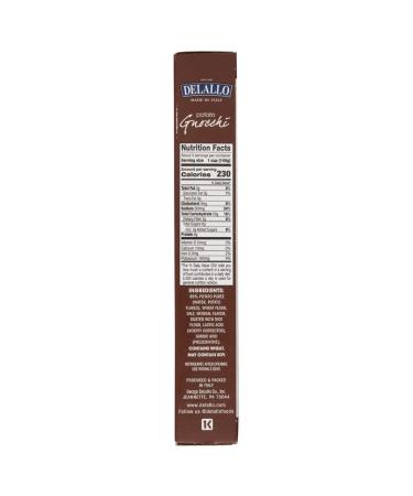 DeLallo Traditional Italian Potato Gnocchi 1lb - Authentic Italian Pasta - Buy Online on GoSupps.com