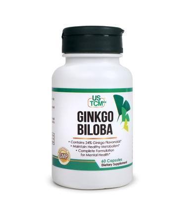 USTCM Ginkgo Biloba - Support Healthy Metabolism 60 Capsules