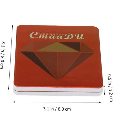 Angoily 9 Pearlescent Shadow Colors Eye Highlighter Diamond Metallic Bling Glitter Cosmetic Shimmer 1 count (Pack of 1) Red - Buy Online on GoSupps.com