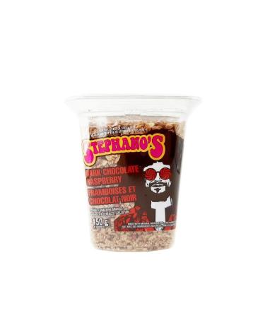STEPHANOS Dark Chocolate Raspberry Tub 450 Gram