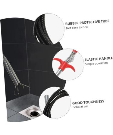 Veemoon Sewer Unblocker 2pcs - Bendable Hose Tool for Toilet & Drain Cleaning | Flexible Grabber Remover - Buy Online on GoSupps.com