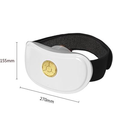 RKXKJ Electric Abdominal Massage Device - Bian Stone Kneading 3 Intensity Levels Red Light Hot Compress Intelligent Timing for Pain Relief - Buy Online on GoSupps.com