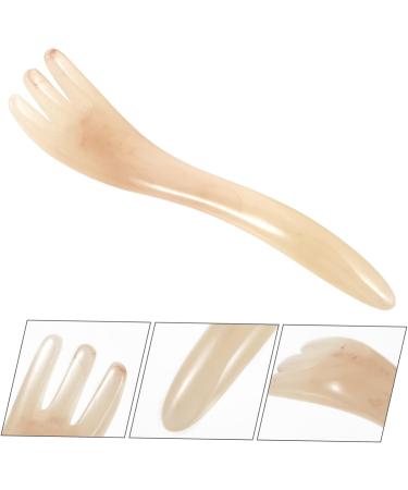 Tovinanna Kratzkamm Head Massage Brush for Tension Relief | Sleek Hair Scalp Massager 14.5x3cm - Alleviate Headaches & Relax - Buy Online on GoSupps.com