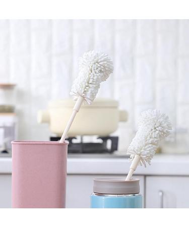Dewedrt Sponge Brush Long Handle Cup Scrubber Cleaner Kitchen Cleaning Tool Bottle - Buy Online on GoSupps.com