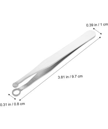 minkissy Nose Hair Clip Lash Tools Men Grooming Trimmer Ring Tool Beard Trimming Scissors Men Nose Hair Clip Nose Hair Tweezers Nose Hair Cleaner Nasal Hair Clip Round Nose Hair Trimmer Man 9.7X1X0.8CM Silver - Buy Online on GoSupps.com