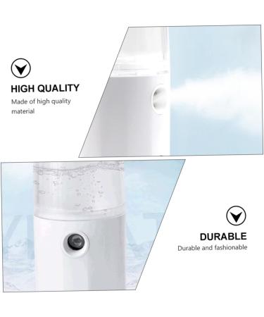 WOONEKY 1pc Hydrating Instrument Cool Facial Mister Mist Sprayer Mini Mister Electric Face Steamer Abs White - Buy Online on GoSupps.com