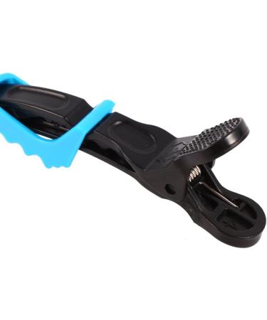 Hairdressing Clip For Women Plastic Clamp Hair Styling Non Slip Clips Grip Accessory (10 pcs-Blue) - Buy Online on GoSupps.com