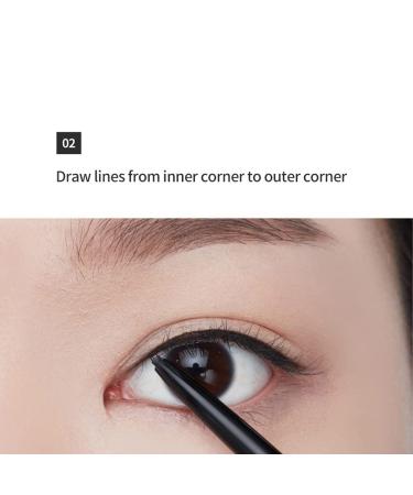 ETUDE Super Slim Proof Pencil Liner (03 Beige) | Long-Lasting Waterproof Eyeliner for Precise Eye Makeup - 03 Beige_21AD - Buy Online on GoSupps.com