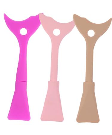 SOESFOUFU 3pcs eyeliner eyeshadow baffle makeup tools lashes shield silicone eyeliner shield cosmetic Miss