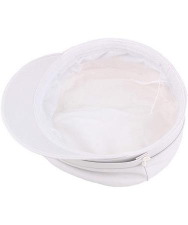 Women's Yacht Captain Sailor Hat - White PU Newsboy Cabbie Beret Cap - Buy Online on GoSupps.com