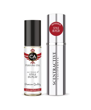 CA Perfume Duo Impression of Style In Play For Men Fragrance Refillable Atomizer Sample Travel Size Concentrated Hypoallergenic Long Lasting Eau de Parfum 0.27 Fl Oz/8ml-X1