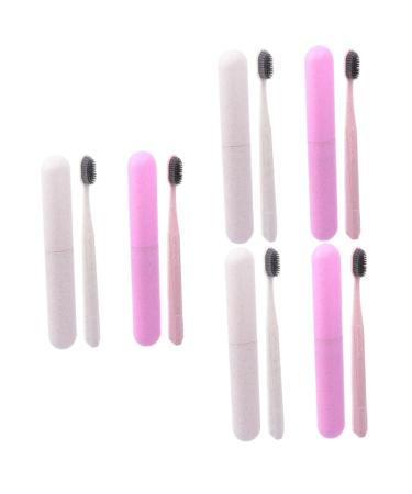 GLEAVI 6 Pcs Toothbrush Set Native PP Raw Material Head Of Toothbrush Lover