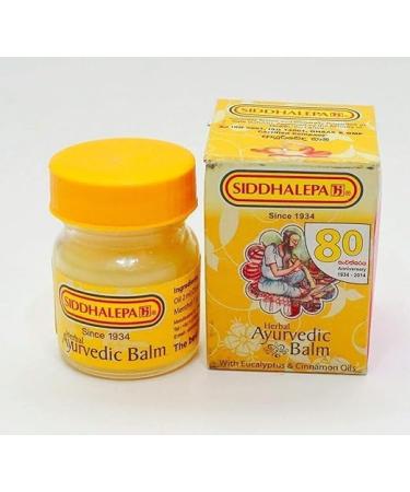 Ayurvedic Herbal Balm for Pain Relief | Cold Flu & Headaches | 50g - International Shipping Available - Buy Online on GoSupps.com