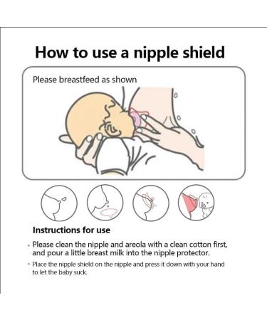 2pcs Silicone Nipple Shield Set for Breastfeeding - Breast Milk Feeding Protector - Buy Online on GoSupps.com