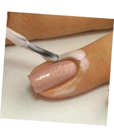 FRCOLOR Pink Nail Polish Fast Drying Nail Polish Glue Palisade Anti-overflow Glue Latex Liquid Tape Glue Polish Nail Polish Tearable Quick Drying Nail Polish Nail Art Accessories 8.00X2.80X2.80CM Pink - Buy Online on GoSupps.com