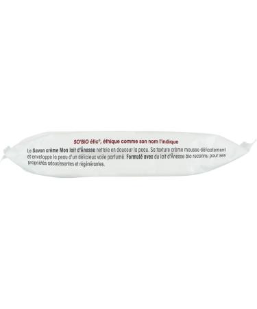 SO'BiO tic - Savon cr me Bio - Mon Lait d' nesse - Tous types de peaux - Certifi Cosmebio - Savon de 100 g Multicolor 100 g (Lot de 1) - Buy Online on GoSupps.com