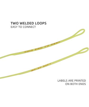 Buy SF Fly Fish Cord with Welded Loops - 24m Floating Weight for Trout - WF2 to WF9 - Freshwater - Fluorescent Yellow - Buy Online on GoSupps.com