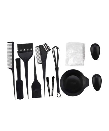 LIFKOME Set Cheveux Teinture Capillaire 12 Accessoires Bols Peignes Brosse Cache-Oreilles Mixeur Kit de Coloration Domicile et Salon Adapt D butants et Coiffeurs Professionnels
