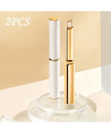 Crystal Color Changing Lipstick Set - Moisturizing, Long-Lasting, Waterproof PH Lip Balm with Vitamin E - 2Pcs Gold Foil Temperature Change Lipstick Set - Buy Online on GoSupps.com