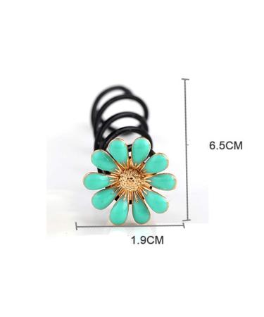 10PCS Assorted Color Flower Spiral Hair Pins - Hair Bun Styling Tool for Women and Girls - Buy Online on GoSupps.com