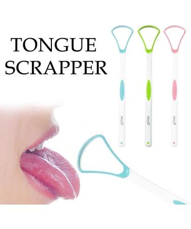 Reusable Tongue Scraper | Fresh Breath Mouth Cleaner Tool | Hygiene Brush for Daily Use | N7F9 Green - Buy Online on GoSupps.com