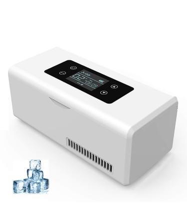 RZM Mini Fridge Insulin Cooler Travel Case 2-8 Degree Portable Insulin Medical Refrigerator for Car/Travel/Home - Refrigeration Space: 175 60 26mm