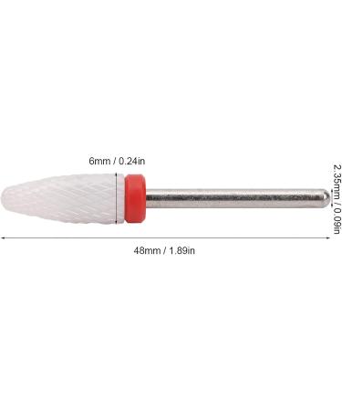 Electric Grinder Parts - Ceramic Grinding Head Nail Reshape Tool for Easy Carving and Polishing (Fine grinding F red box) - Buy Online on GoSupps.com