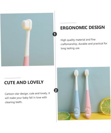 Buy Cartoon Toothbrush for Kids - Teeth Cleaning & Training Brush - 2 Pack - Oral Care Teether - Buy Online on GoSupps.com