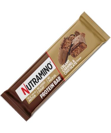 Nutramino Copy Of Nutramino Protein Bar 50g Protein Bars Protein Chocolate Bar Caramel - Buy Online on GoSupps.com