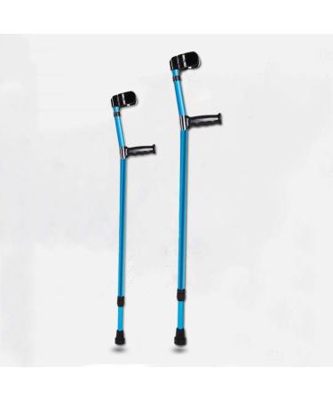 Pair of Lightweight Ergonomic Forearm Walking Crutches 14 Gears Adjustable Walking Sticks 84-116Cm Health Mobility Aids Made in China Smooth Sailing