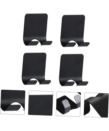 Alipis Cell Phone Stand & Storage Hooks - 8 Razor Hangers for Cupboard | Durable Black Clothing Rack | 6.1x4.5cm - Buy Online on GoSupps.com