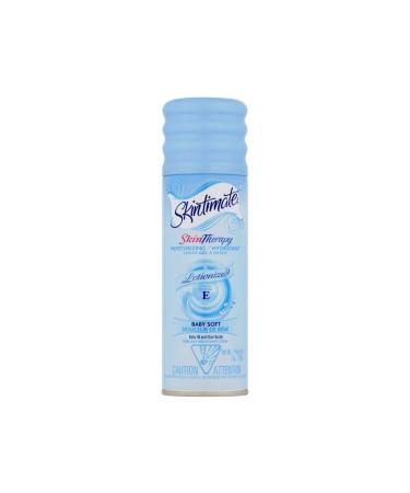 Skintimate Skin Therapy Moisturizing Shave Gel for Women Baby Soft with Baby Oil and Olive Butter - 7 Ounce (Pack of 6) Baby Soft Gel