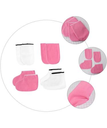 POPETPOP 12 Sets Leather Horn Boots Paraffin Wax Bath Gloves Feet Paraffin Wax Booties Paraffin Baths Socks Gloves Paraffin Gloves Work Manicure Tools Spa Polyester Lining - Buy Online on GoSupps.com