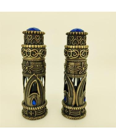 DFJOENVLDKHFE Vintage Patterned Glass Refillable Perfume Bottle Wedding Ladies Gifts 6ml 6ml - Buy Online on GoSupps.com