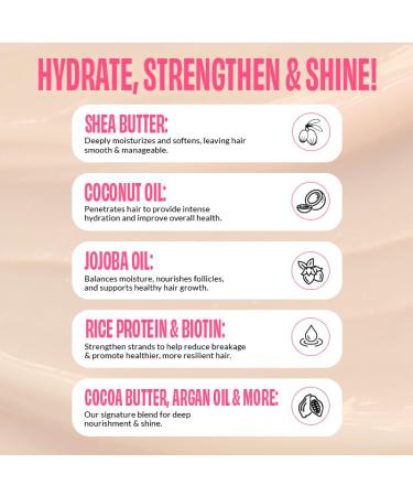 FoxyBae Conditioner Bar - Biotin Rice Protein Coconut Oil & Jojoba Oil - Sulfate & Paraben Free - Solid Hair Conditioner for Men & Women - 2 oz - Buy Online on GoSupps.com