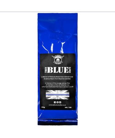 The Tactical Coffee Company Thin Blue Line Roasted Whole Coffee Beans 250g