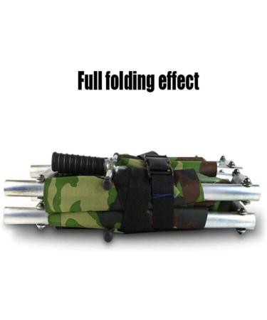 Foldable Portable Stretcher First Aid Patient Emergency Sports Rescue Mover Thick Aluminum Alloy Lightweight with Wheels Household 0106 - Buy Online on GoSupps.com