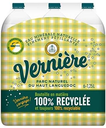 VERNIERE - Sparkling Natural Mineral Water 6X1.25L - Unit - Buy Online on GoSupps.com