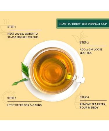 Vahdam Mint Melody Green Tea (200g) - Peppermint & Pure Green Tea | Gluten-Free | Fresh from India | Best Iced/Hot Tea - Buy Online on GoSupps.com