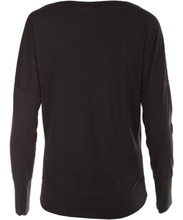 Winshape Women's Ultra Light Modal Long Sleeve Shirt MCS002 S Black - International Shipping Available - Buy Online on GoSupps.com