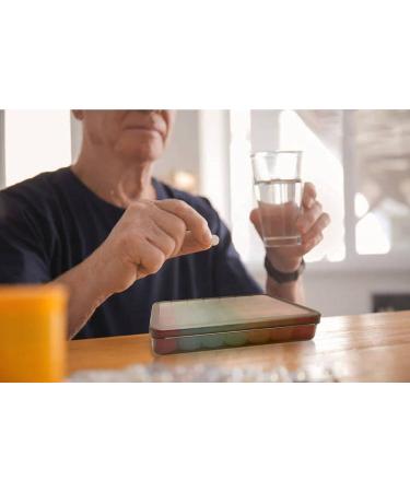 Weekly Pill Box Organizer - 4x Daily Large 28 Compartment Case for Medications Vitamins & Supplements - International Shipping - Buy Online on GoSupps.com
